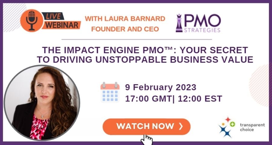 Laura Barnard Webinar - Impact Engine PMO
