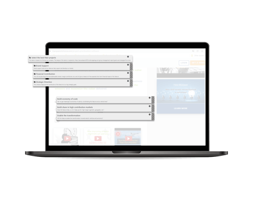 high level criteria in transparentchoice software