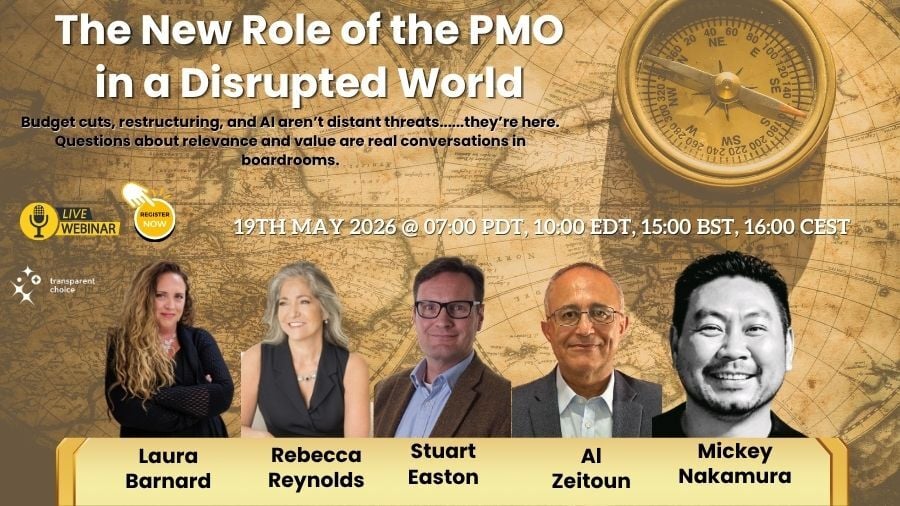 Webinar 19 May: The new role of the PMO in a disrupted world