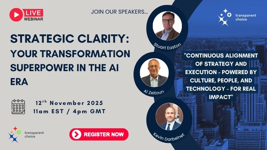 Webinar: Strategic Clarity - Your Transformation Superpower in the AI Era