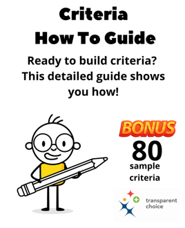 eBook cover - Criteria How To Guide