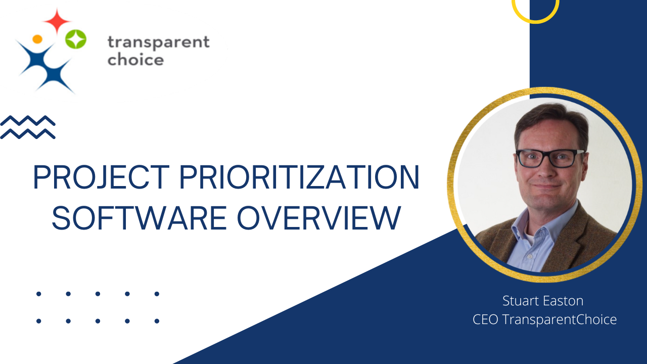 Project prioritization software - overview