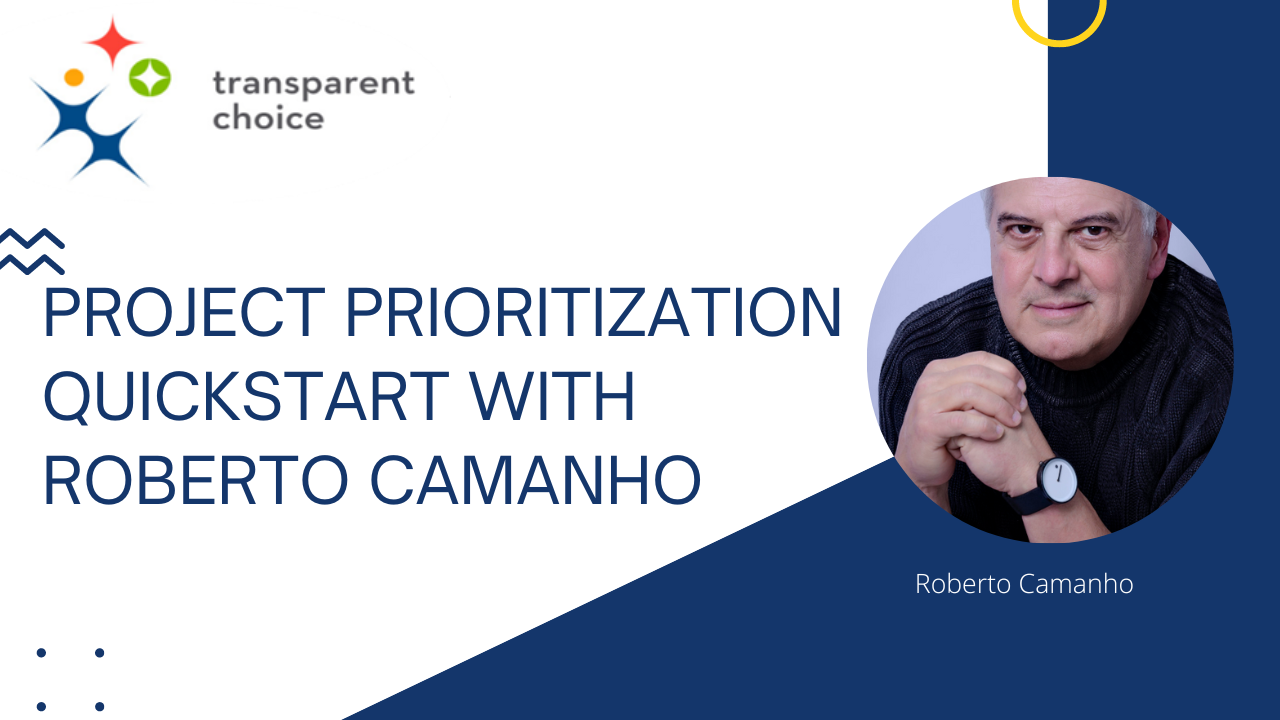 Prioritization with Roberto Camanho
