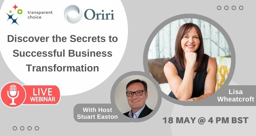 Webinar - Discover the secrets to successful business transformation