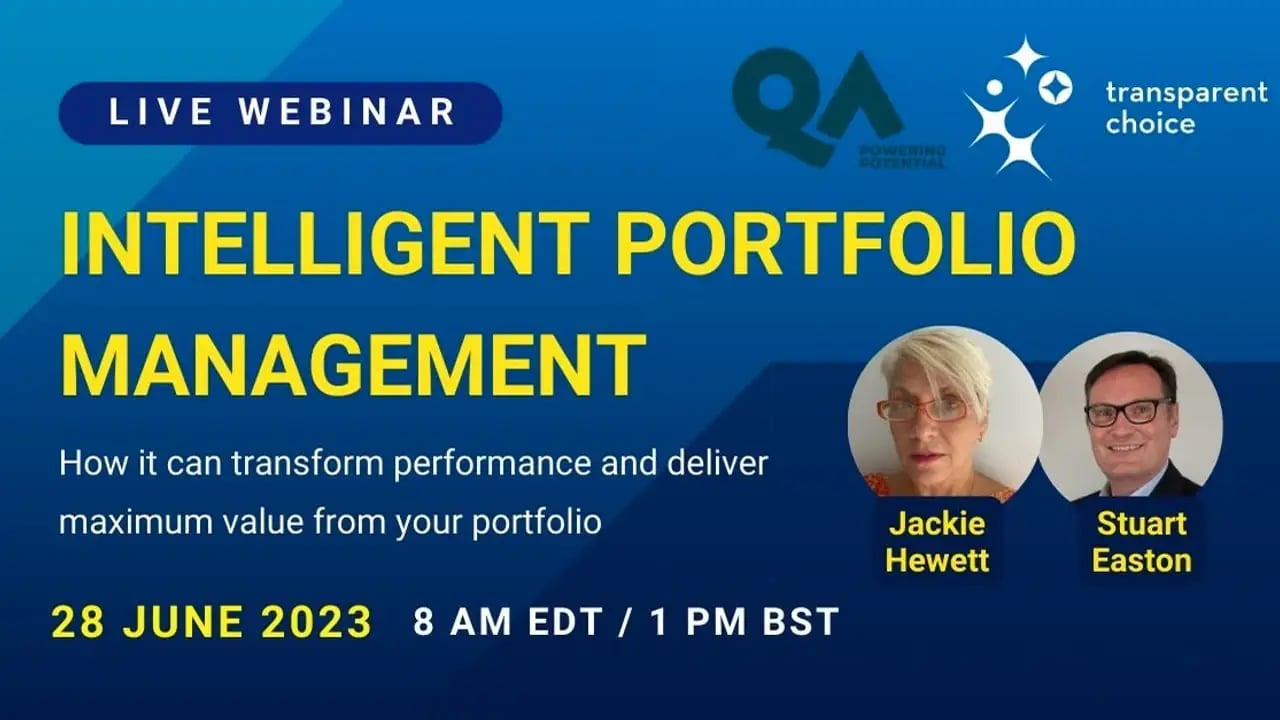 Intelligent Portfolio Management webinar thumbnail