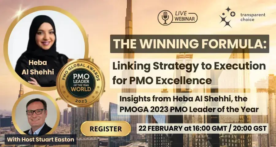 Linking Strategy to Execution for PMO Excellence webinar thumbnail
