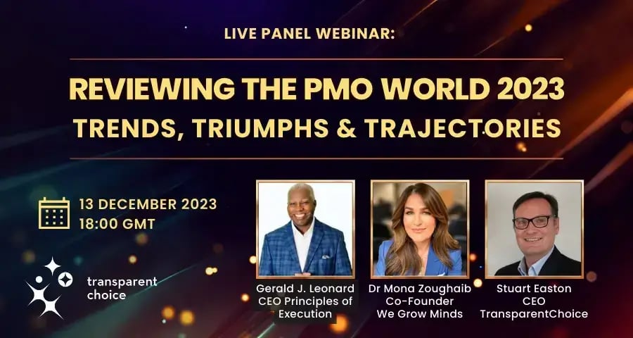 Reviewing the PMO World 2023 Trends, Triumphs & Trajectories webinar thumbnail