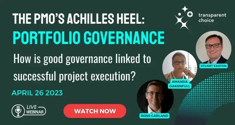 The PMO’s Achilles Heel: Portfolio Governance webinar thumbnail