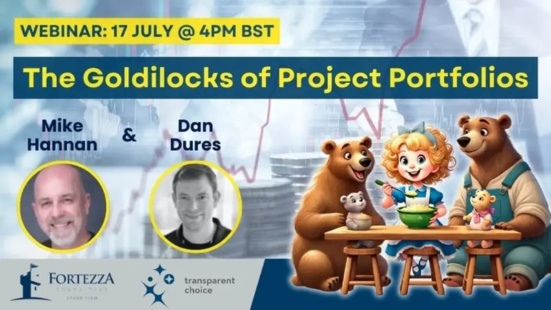 Webinar: The Goldilocks of Project Portfolios with Mike Hannan.