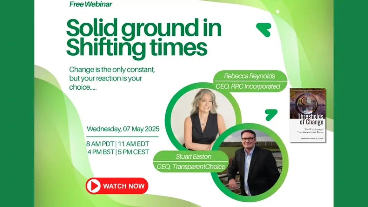Webinar: Solid Ground in Shifting Times