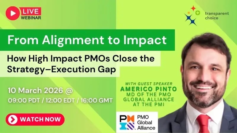 Webinar: From Alignment to Impact for PMOs with Americo Pinto