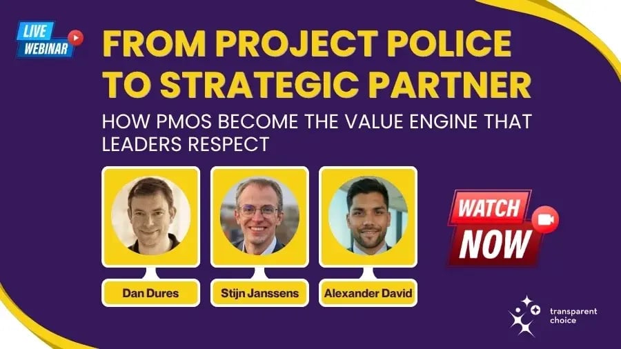 From Project Police to Strategic Partner: How PMOs Become the Value Engine that Leaders Respect webinar thumbnail